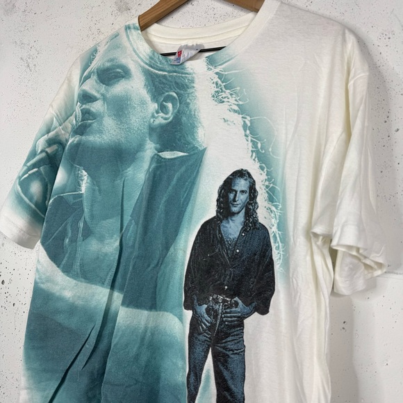 Hanes Heavyweights AOP Michael Bolton Graphic World Tour Tee XL - Picture 3 of 9